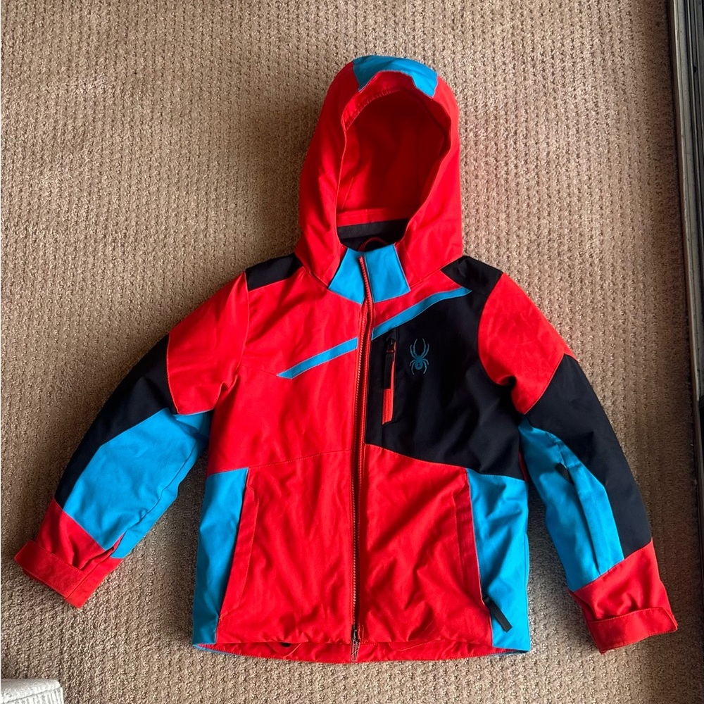 Spyder boys ski jacket sz 8